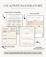 Pack de fiches professionnelles pour sophrologues
